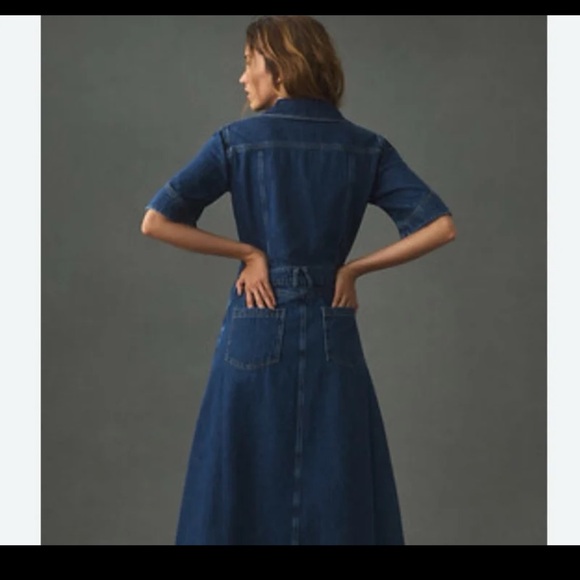 Anthropologie ALIGNE Mateo Denim Dress 
size 4 - Picture 8 of 12